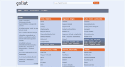 Desktop Screenshot of goliat.hu