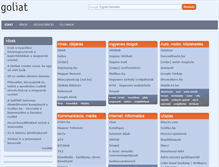 Tablet Screenshot of goliat.hu