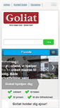 Mobile Screenshot of goliat.dk